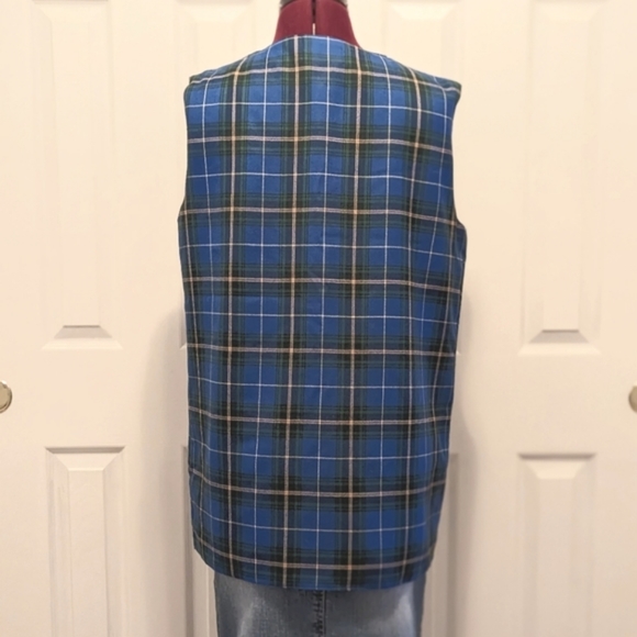 Vintage Wool Vest, Nova Scotia Tartan, EUC. - Picture 2 of 7